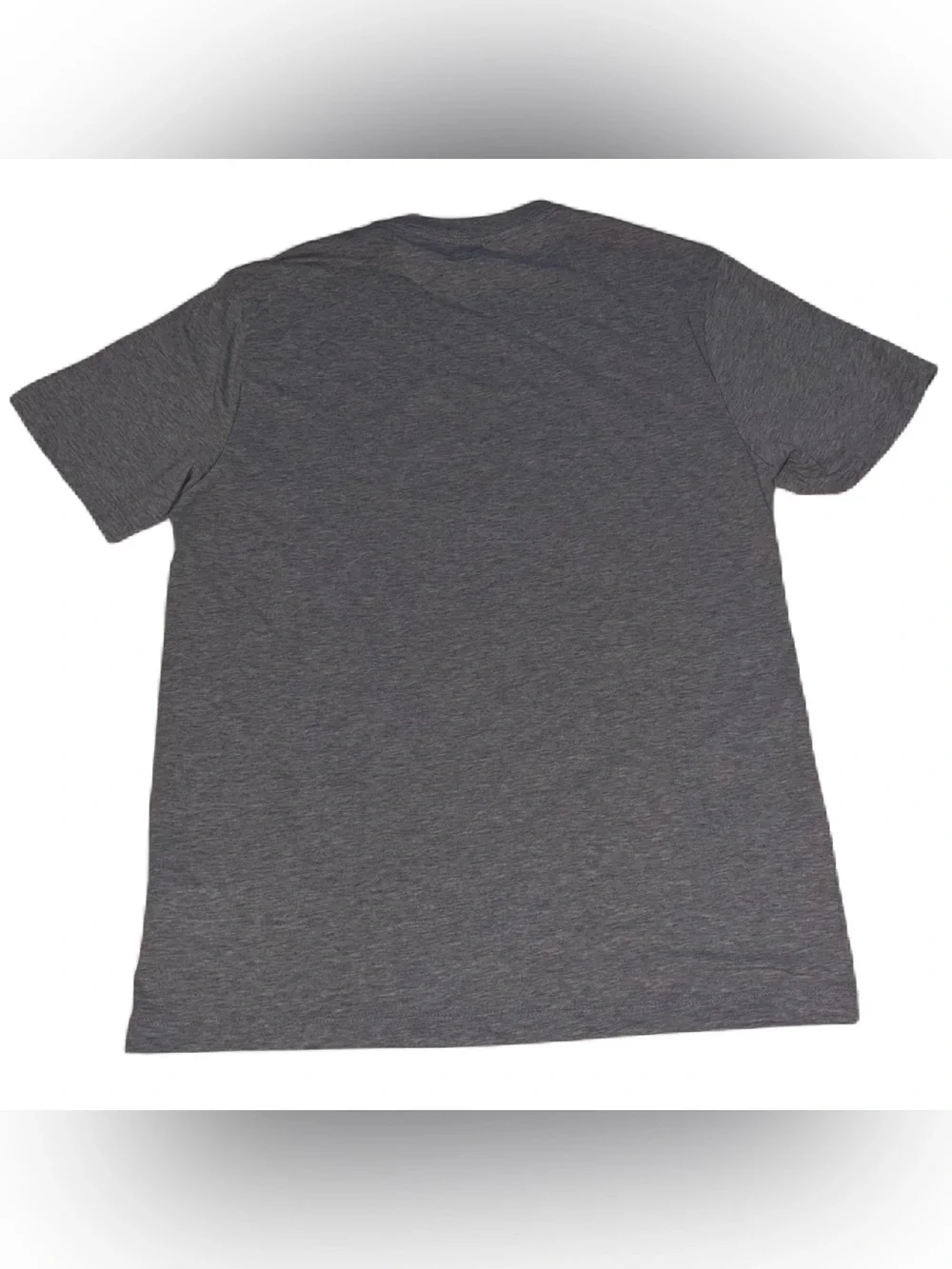 True Religion Heather Gray Tee with Black Graphic Buddha Men’s M